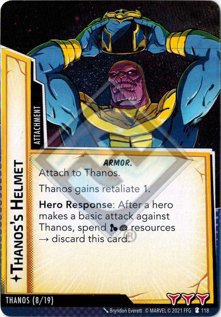 Casque de Thanos