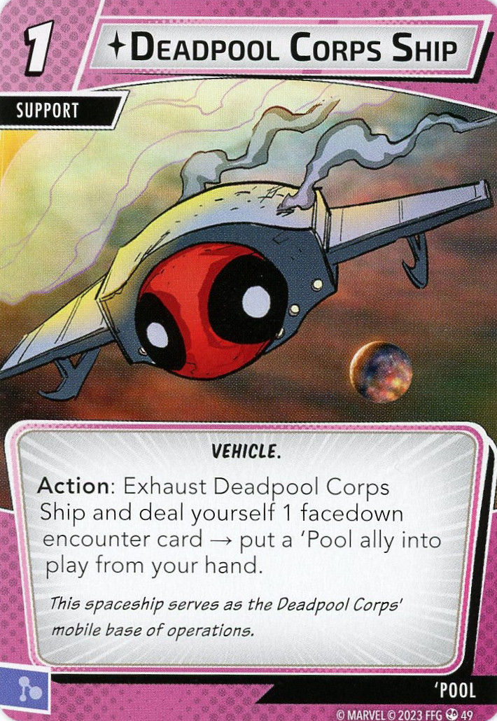 Vaisseau du Deadpool Corps